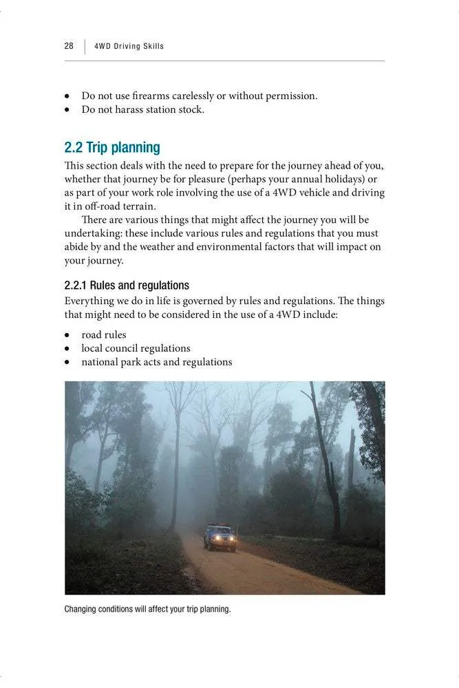 4WD Driving Skills: A Manual for On and Off Road Travel (2nd Edition)