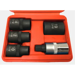 5PC 5-Point Socket Set