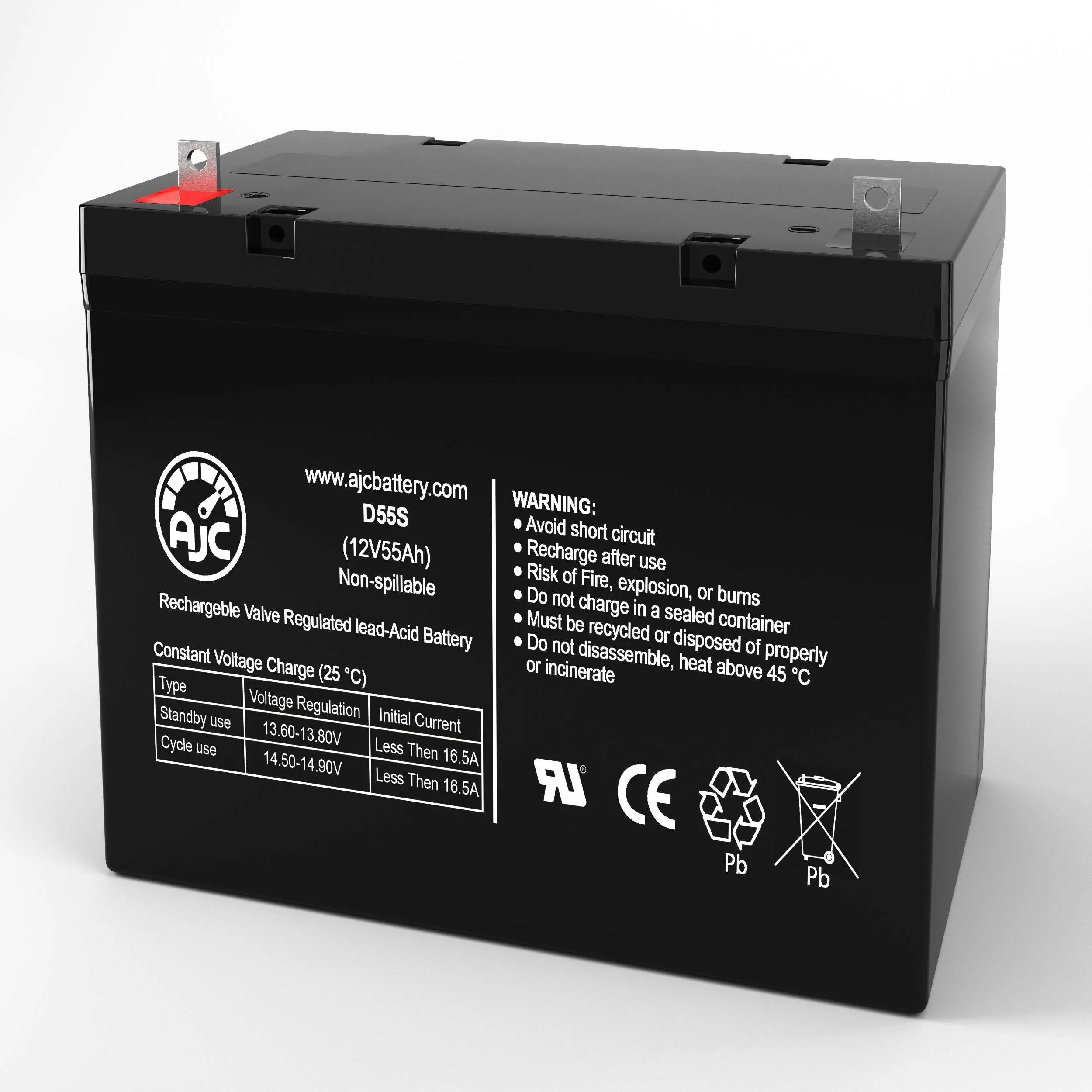 Adaptive Driving Systems Model 14 12V 55Ah Mobility Scooter Replacement Battery