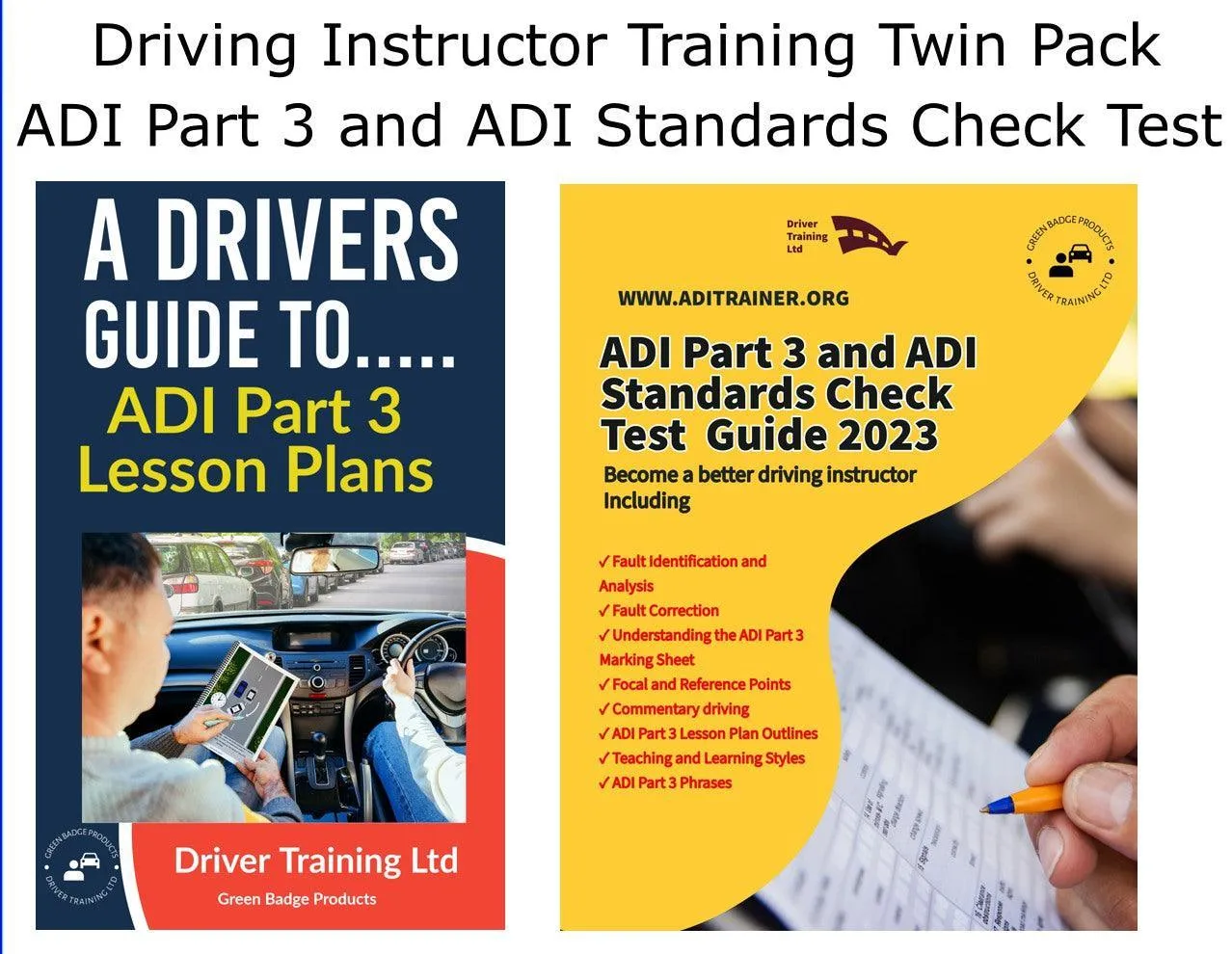 ADI PART 3 / ADI STANDARDS CHECK TEST SET FOR DRIVING INSTRUCTORS