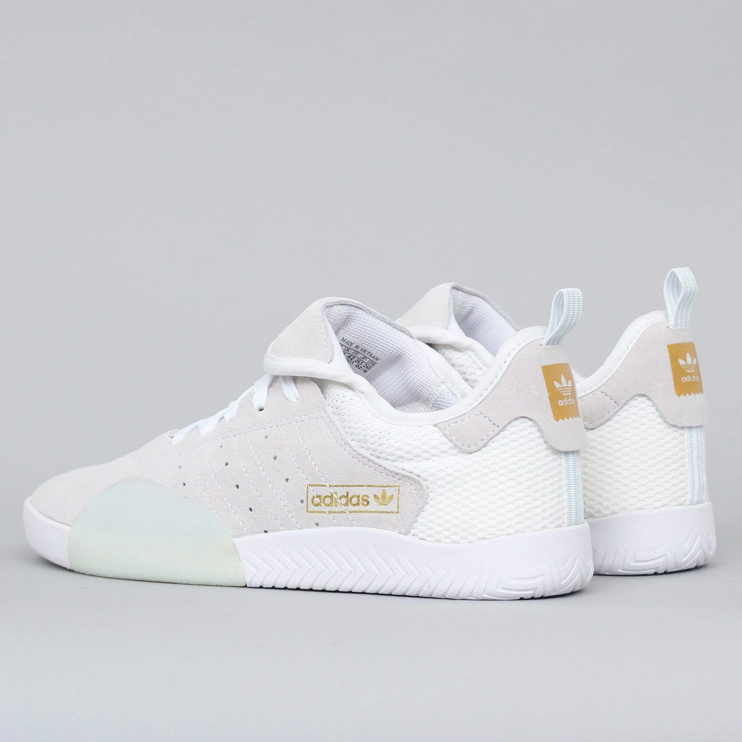 adidas 3ST.003 Shoes Footwear White / Blue Tint / Gold Metallic