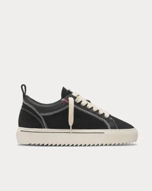 Alpha Black / Vintage White Stitch Low Top Sneakers