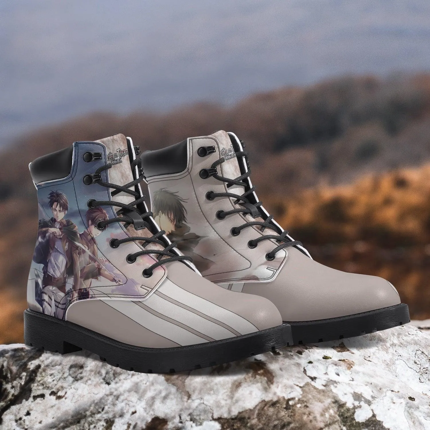 Attack On Titan Levi Ackerman All-Season Anime Boots