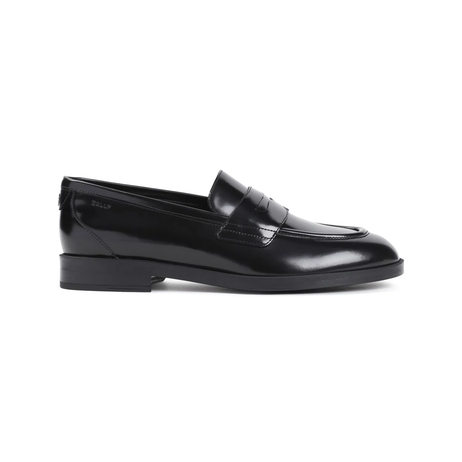 BALLY Luxurious Black Leather Moccasins