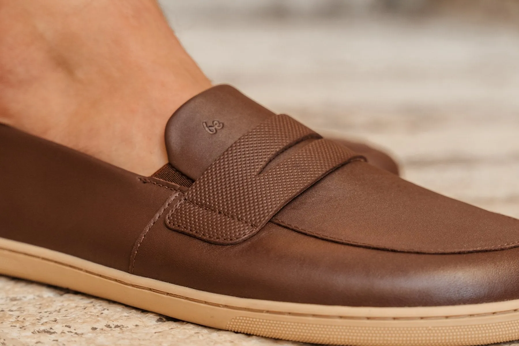 Barefoot Moccasins Be Lenka Buena - Dark Brown & Beige