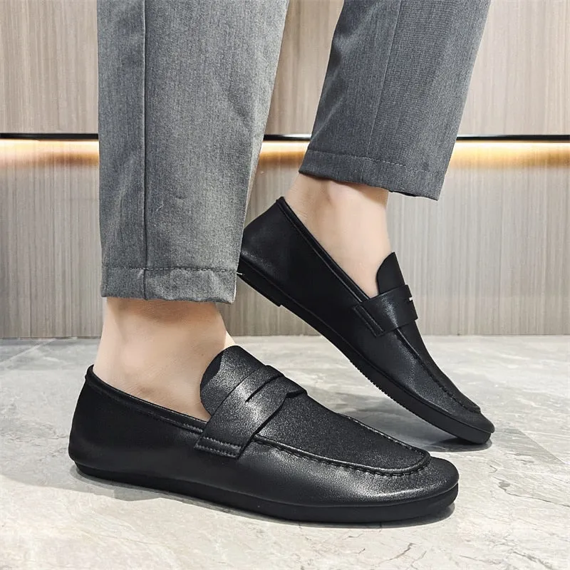 binfenxie Classic handmade mens loafers summer High Quality Casual flats Genuine Leather Breathable driving shoes Moccasins Zapatos Hombre