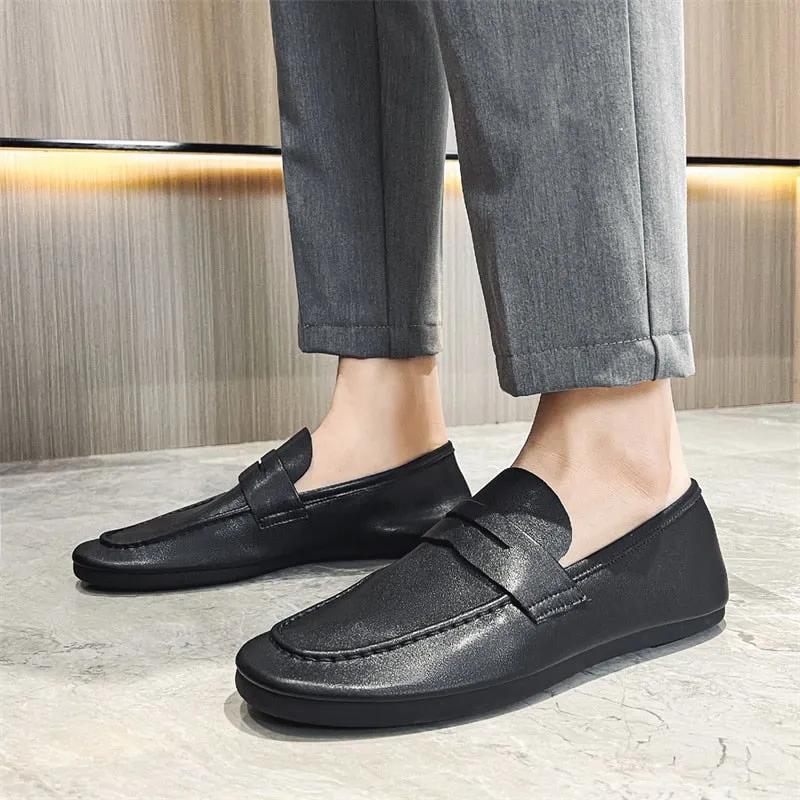 binfenxie Classic handmade mens loafers summer High Quality Casual flats Genuine Leather Breathable driving shoes Moccasins Zapatos Hombre