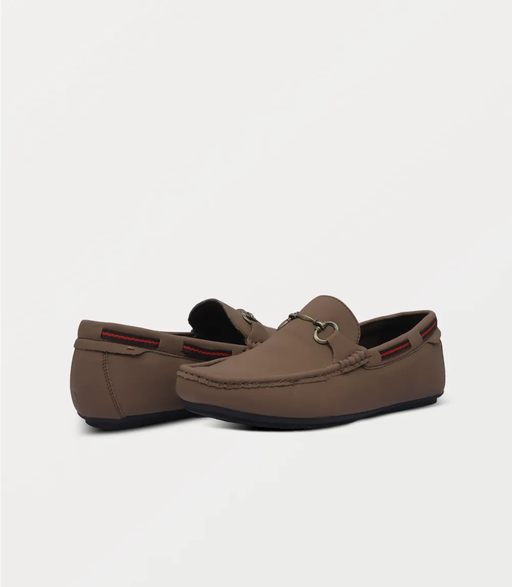 BM6789-BROWN-Men Moccasin