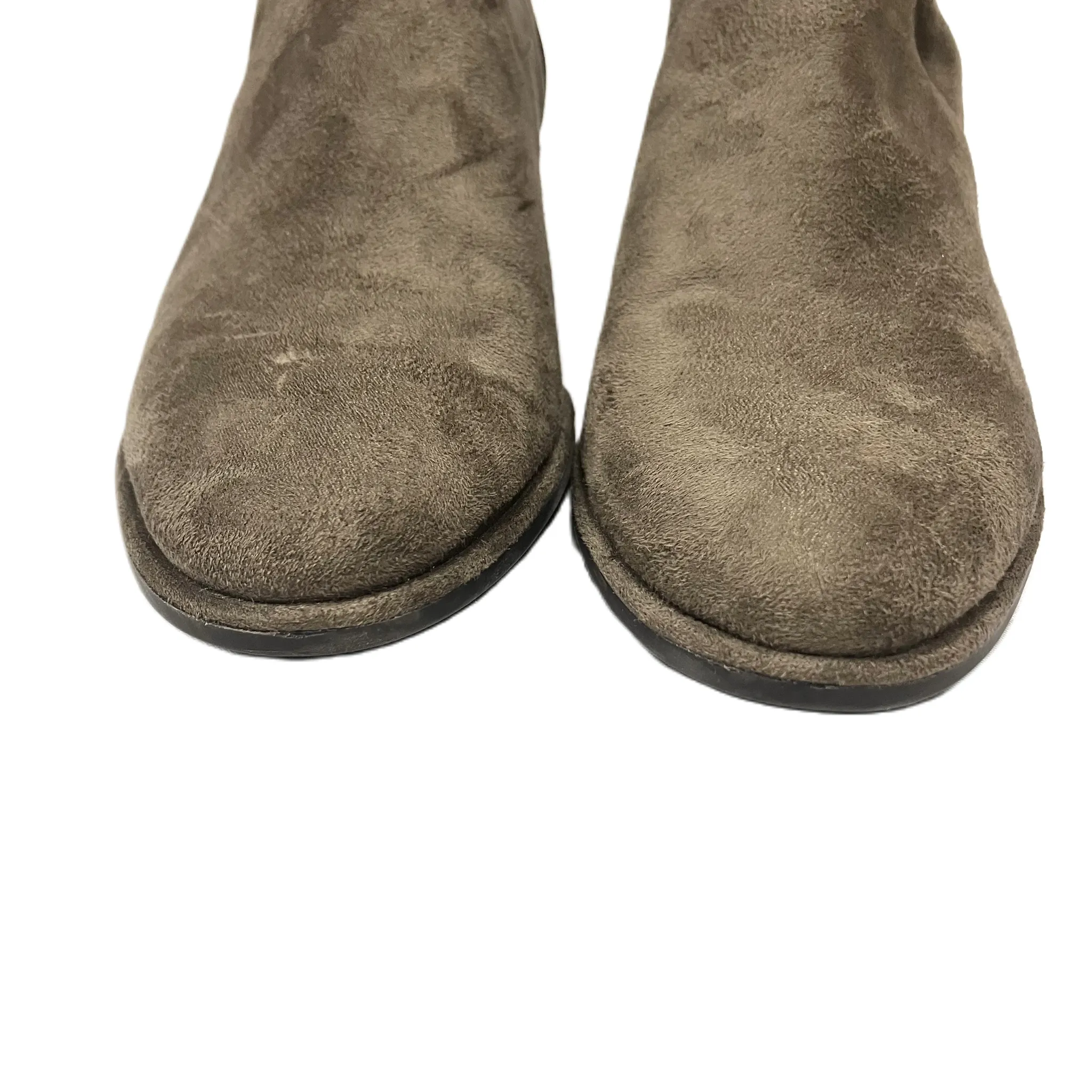 Boots Over-the-knee Flats By Marc Fisher In Taupe, Size: 7