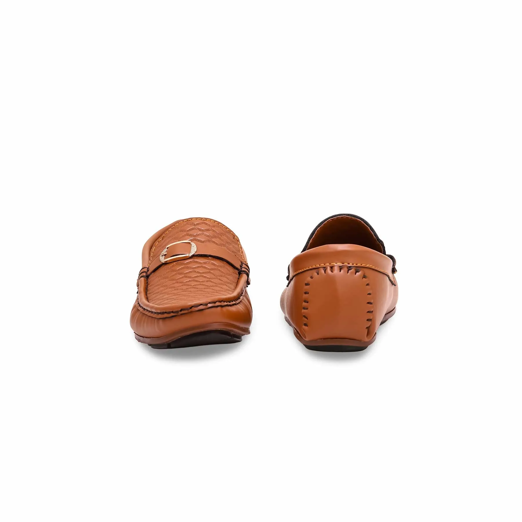 Boys Brown Formal Moccasin KD0839