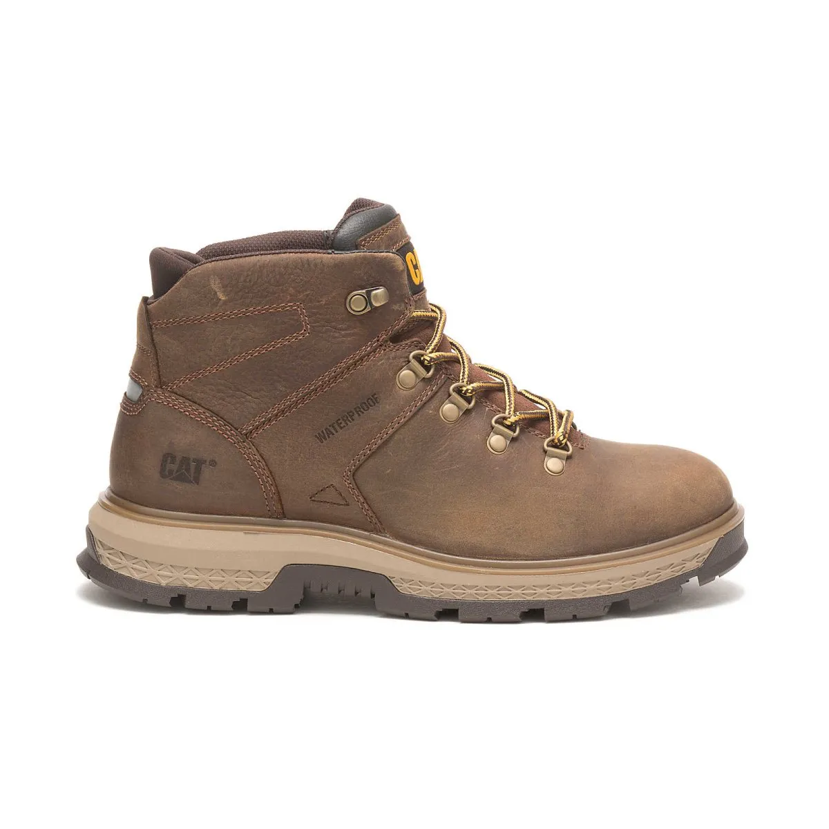 Caterpillar Exposition Hiker Waterproof Alloy Toe Men's Work Boot (p91370) In Pyramid