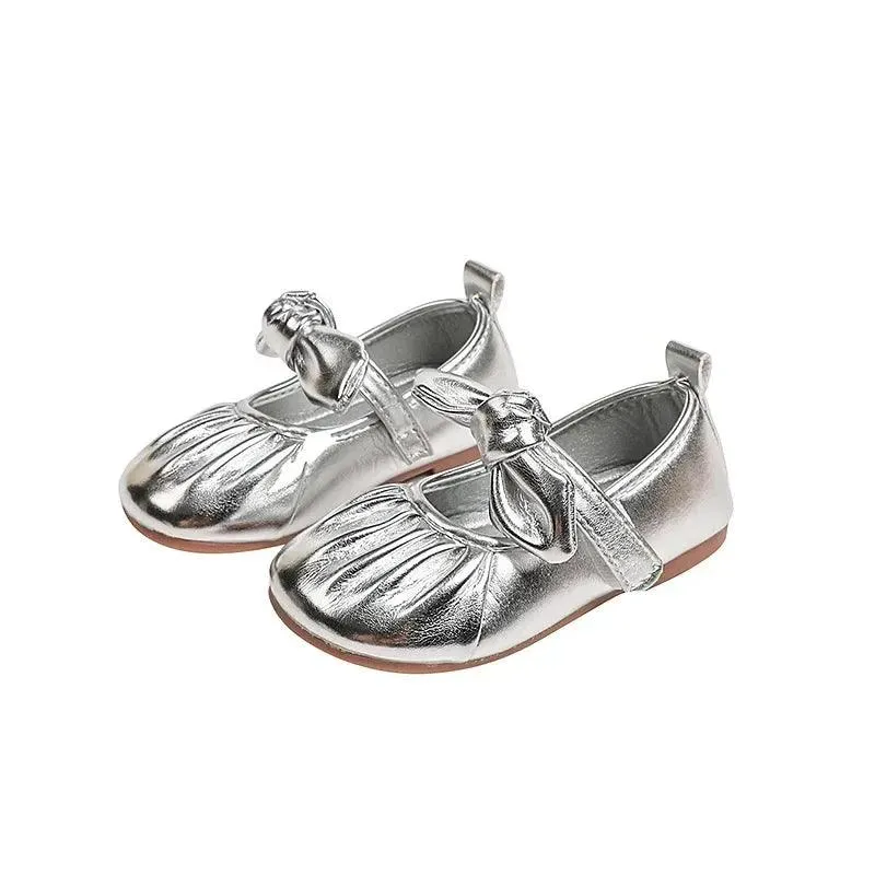 Children's Casual Shoes - Flat  with Leather Bowknot - TSS300