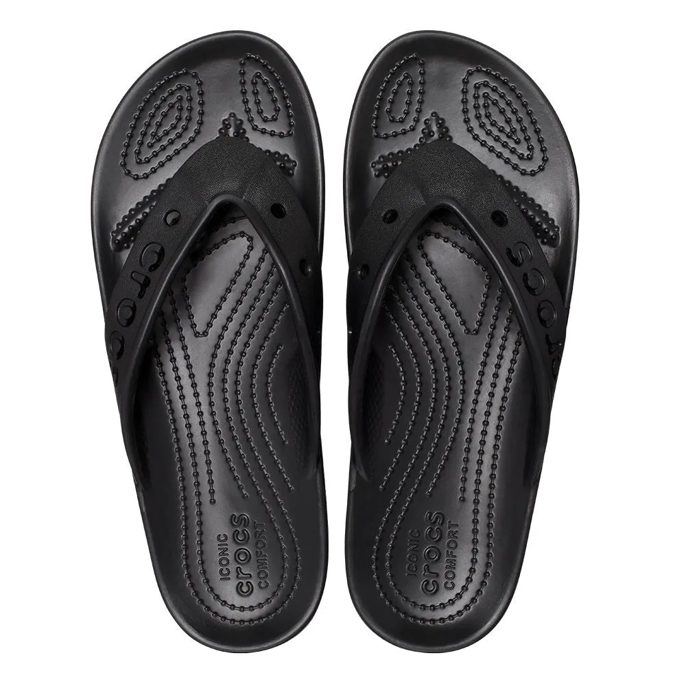 Crocs Baya II Flip Thong Slip on - Black