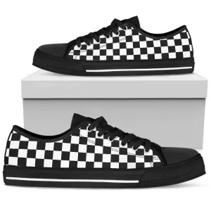 Custom Sneakers-Black and White Series 107