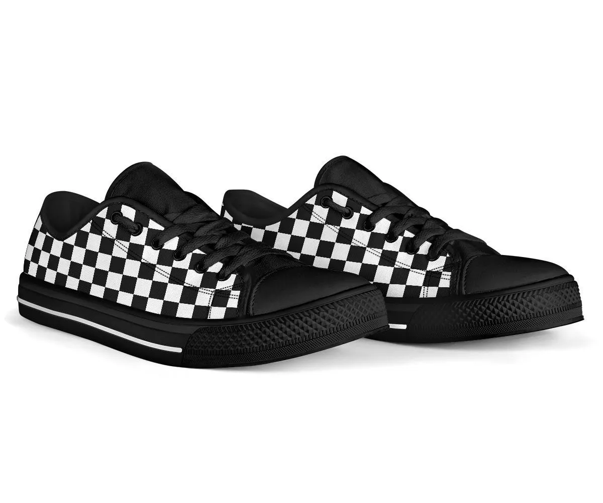 Custom Sneakers-Black and White Series 107