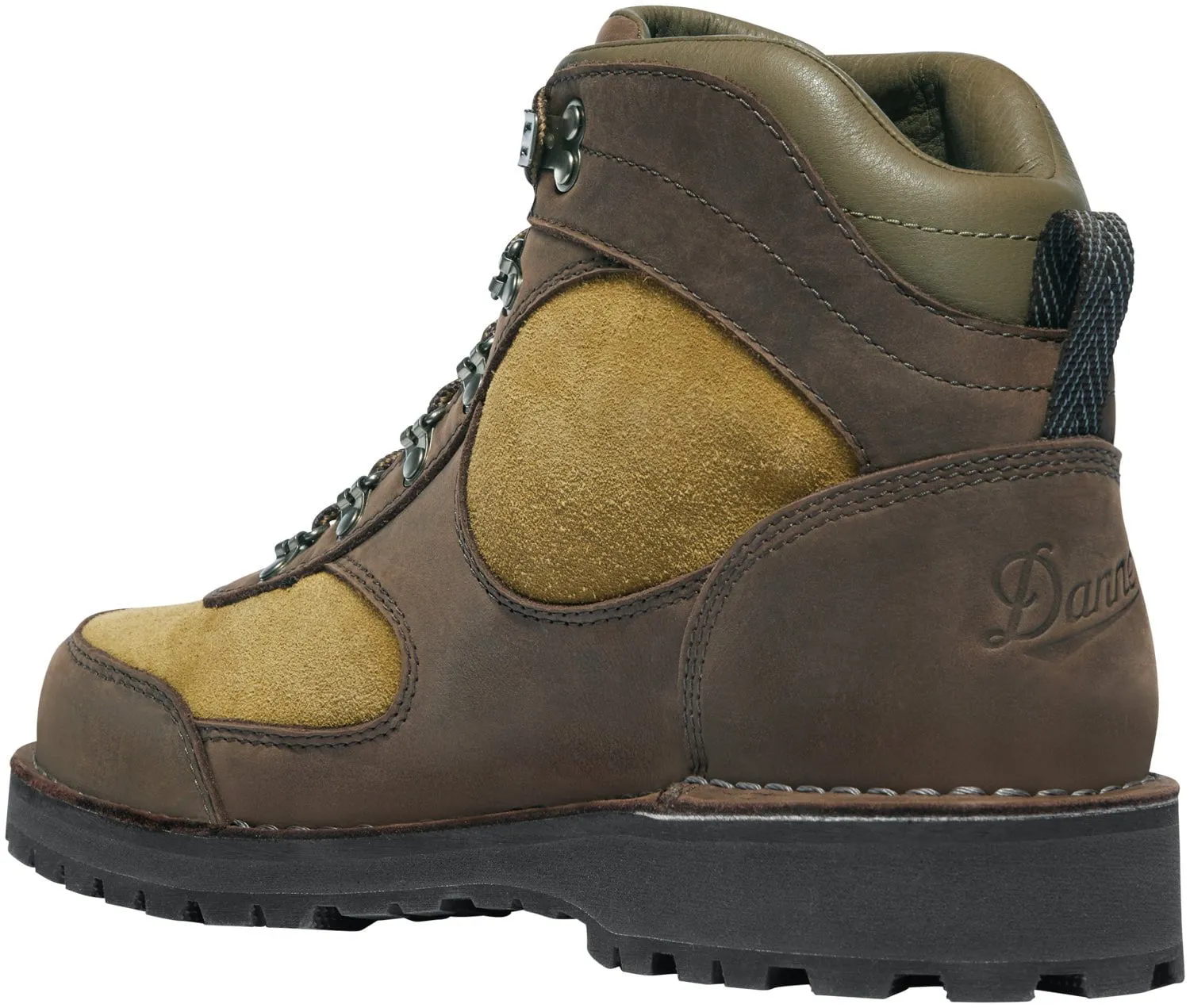 Danner Mens Cascade Crest GTX Turkish Coffee/Moss Green Leather Hiking Boots