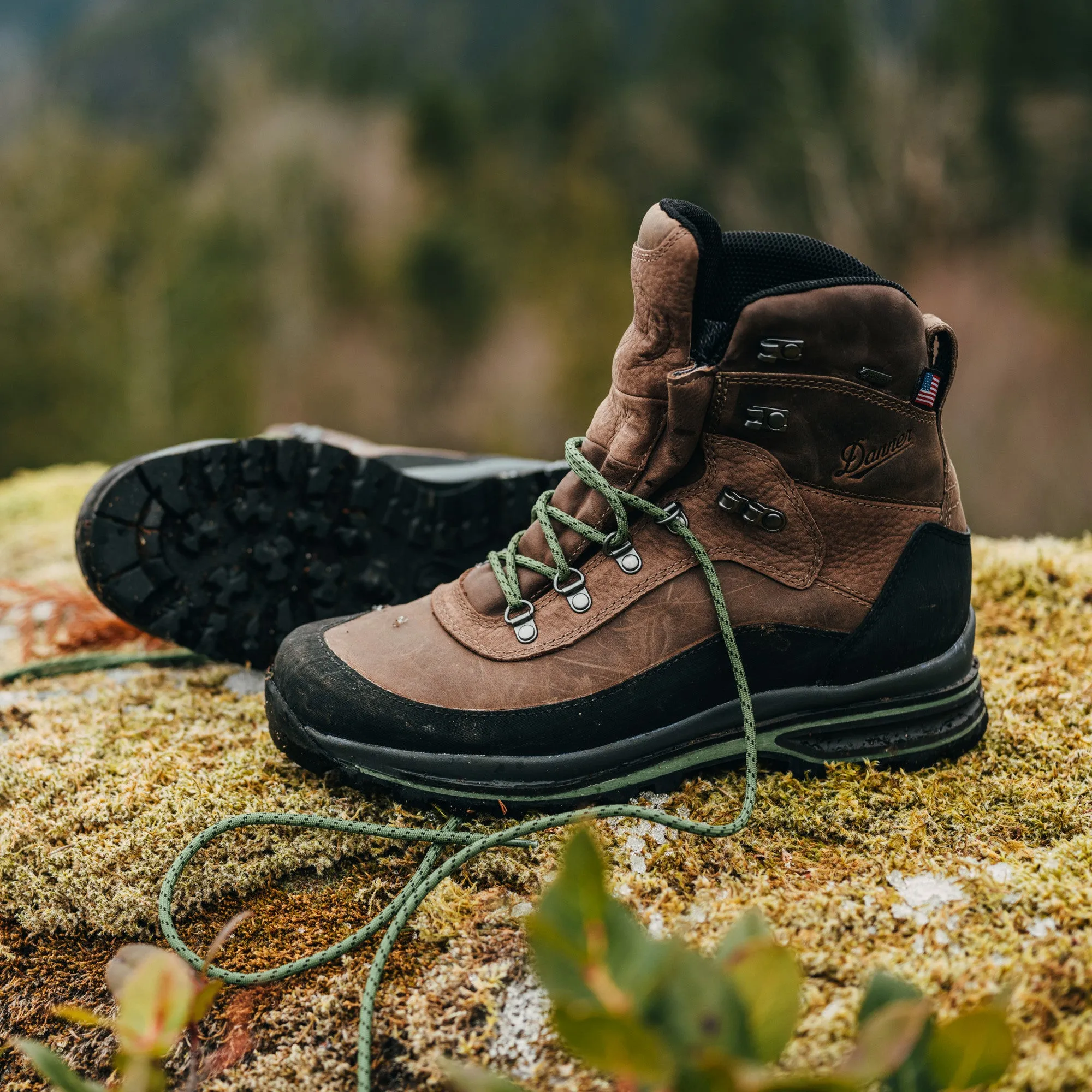 Danner Men's Crag Rat 7" WP Made in USA Hiking Boot - Brown - 67810