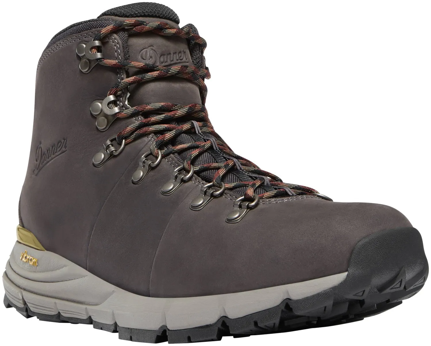 Danner Mens Mountain 600 Leaf GTX Obsidian/Kangaroo Leather Hiking Boots