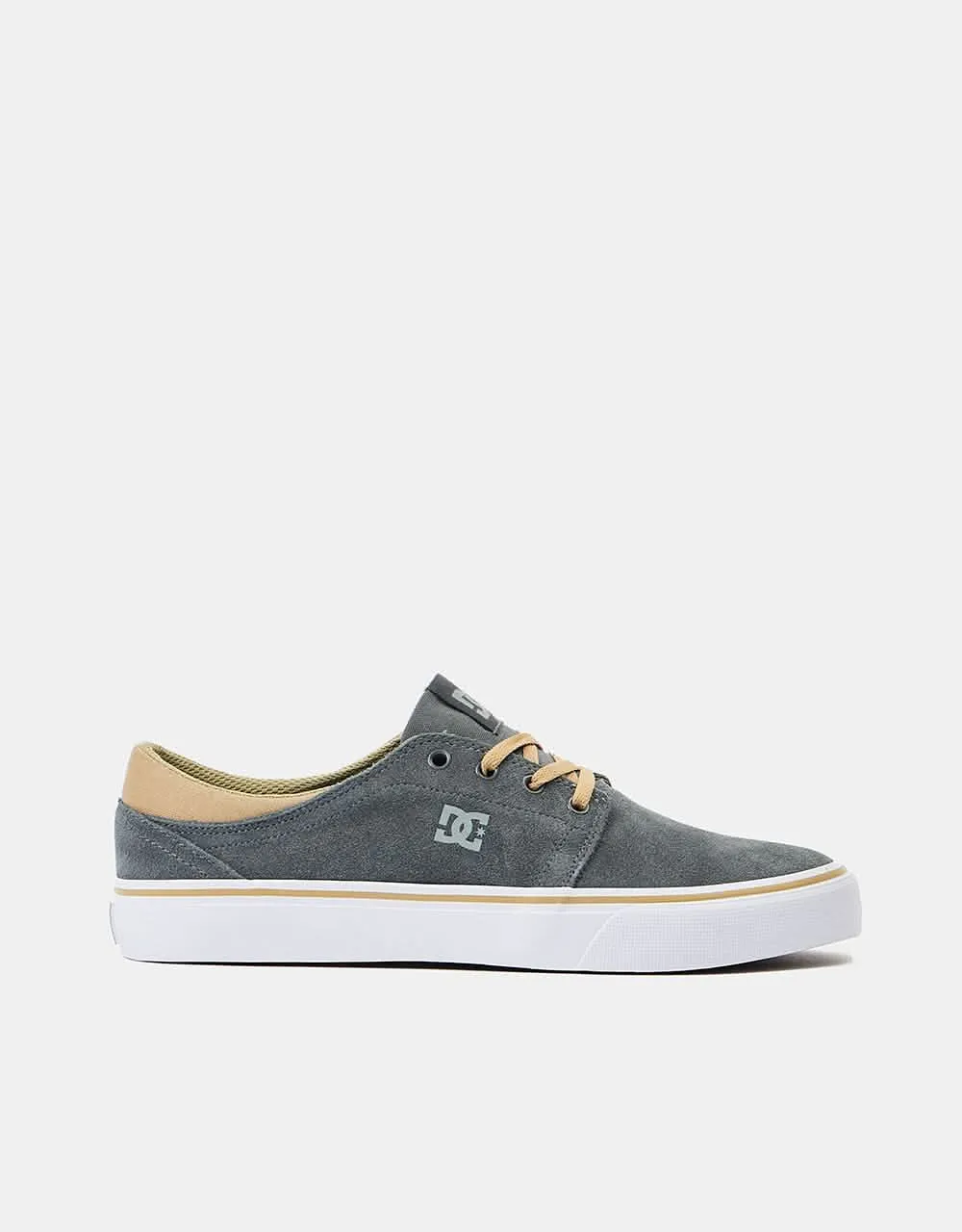 DC Trase SD Skate Shoes - Dark Grey/White