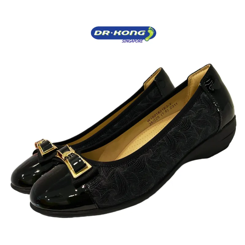 DR.KONG WOMEN COMFORT FLAT SHOES DK-W1001821E3-BLK(RP : $179)