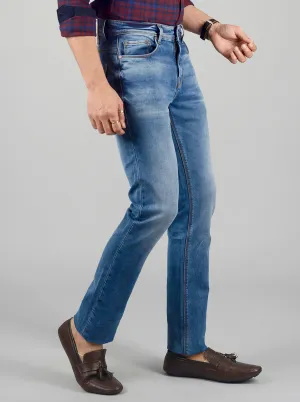 Dusty Blue Washed Slim Fit Jeans | JadeBlue