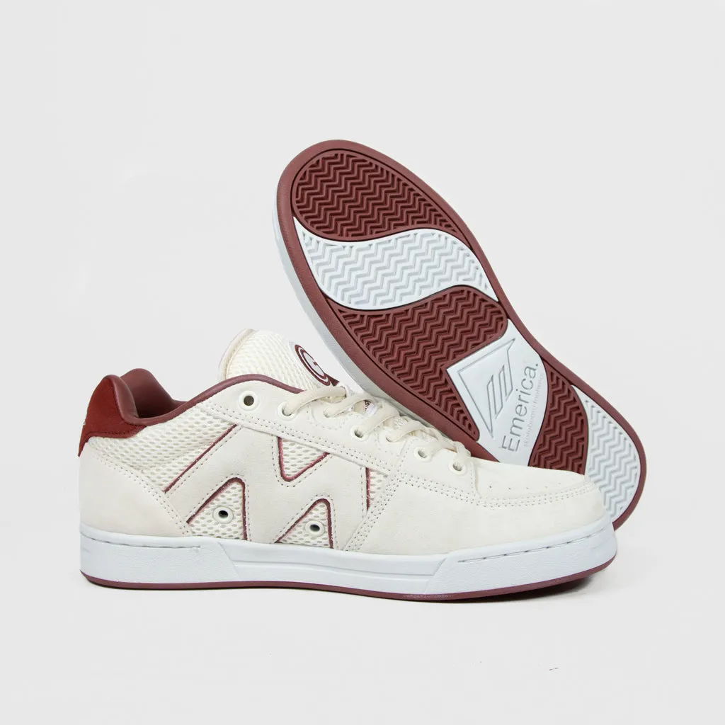 Emerica - OG-1 Skate Shop Day (SSD) Shoes - White / Burgundy