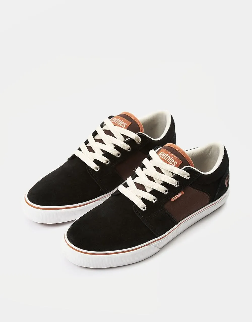 Etnies Barge LS Skate Shoes - Black/Brown