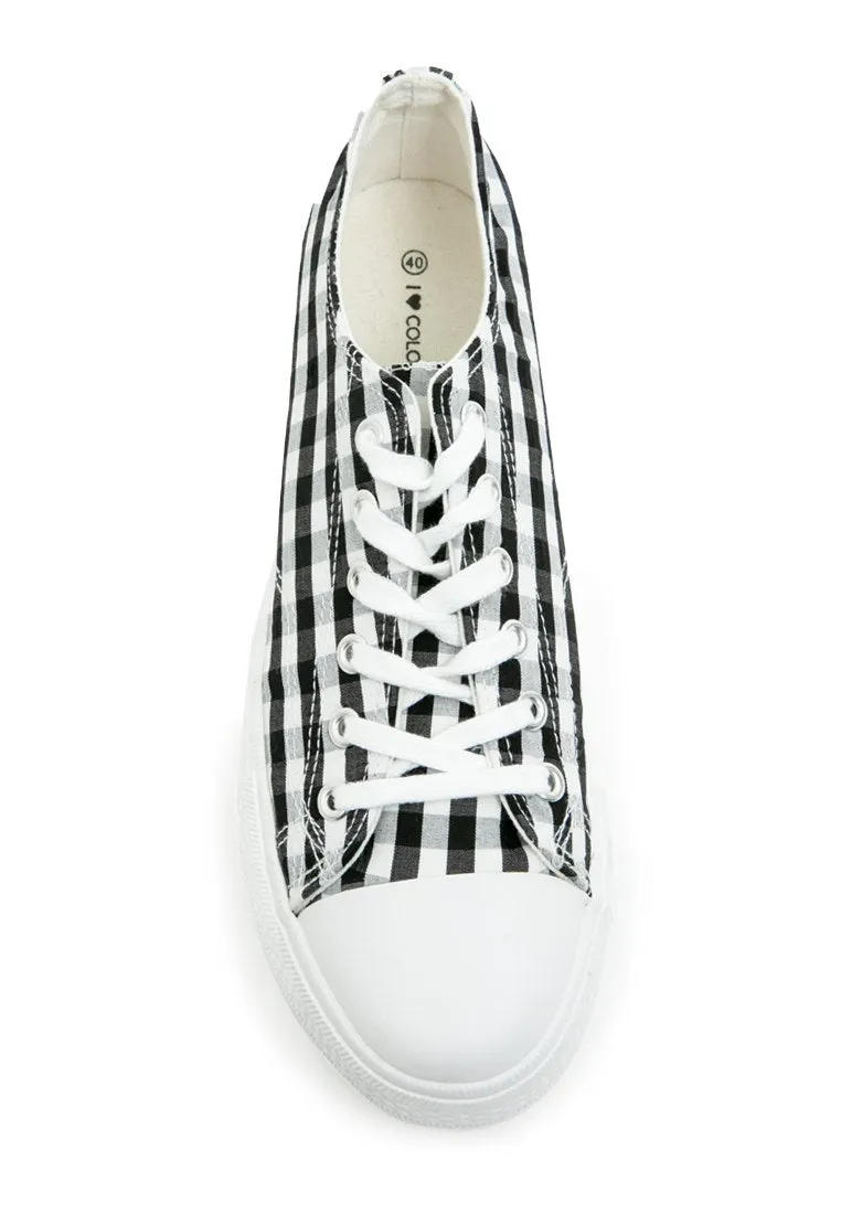 Gingham Sneakers