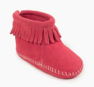 Infant Back Flap Bootie - Pink