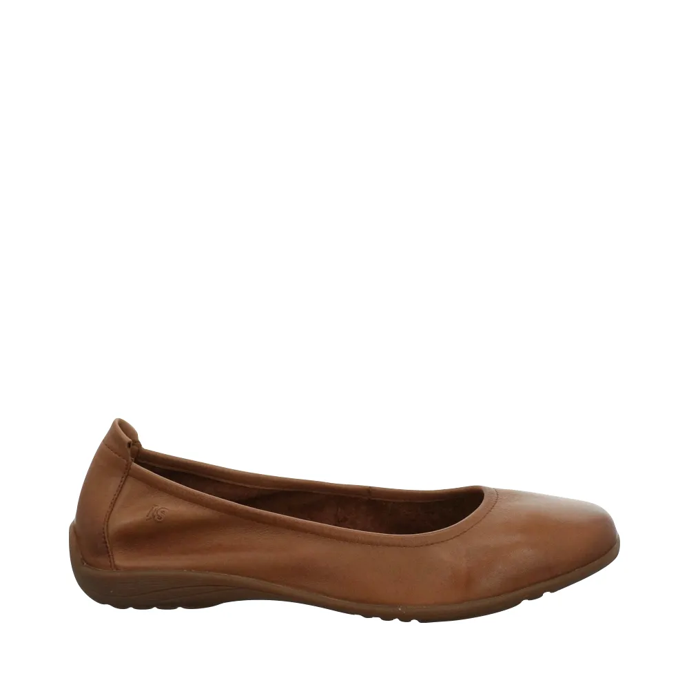 Josef Seibel Women's Fenja 01 Leather Flat (Camel)