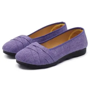 Large Size Soft Sole Flats Loafers For Women