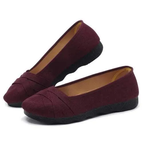 Large Size Soft Sole Flats Loafers For Women