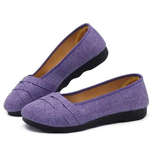 Large Size Soft Sole Flats Loafers For Women