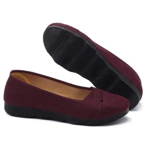 Large Size Soft Sole Flats Loafers For Women