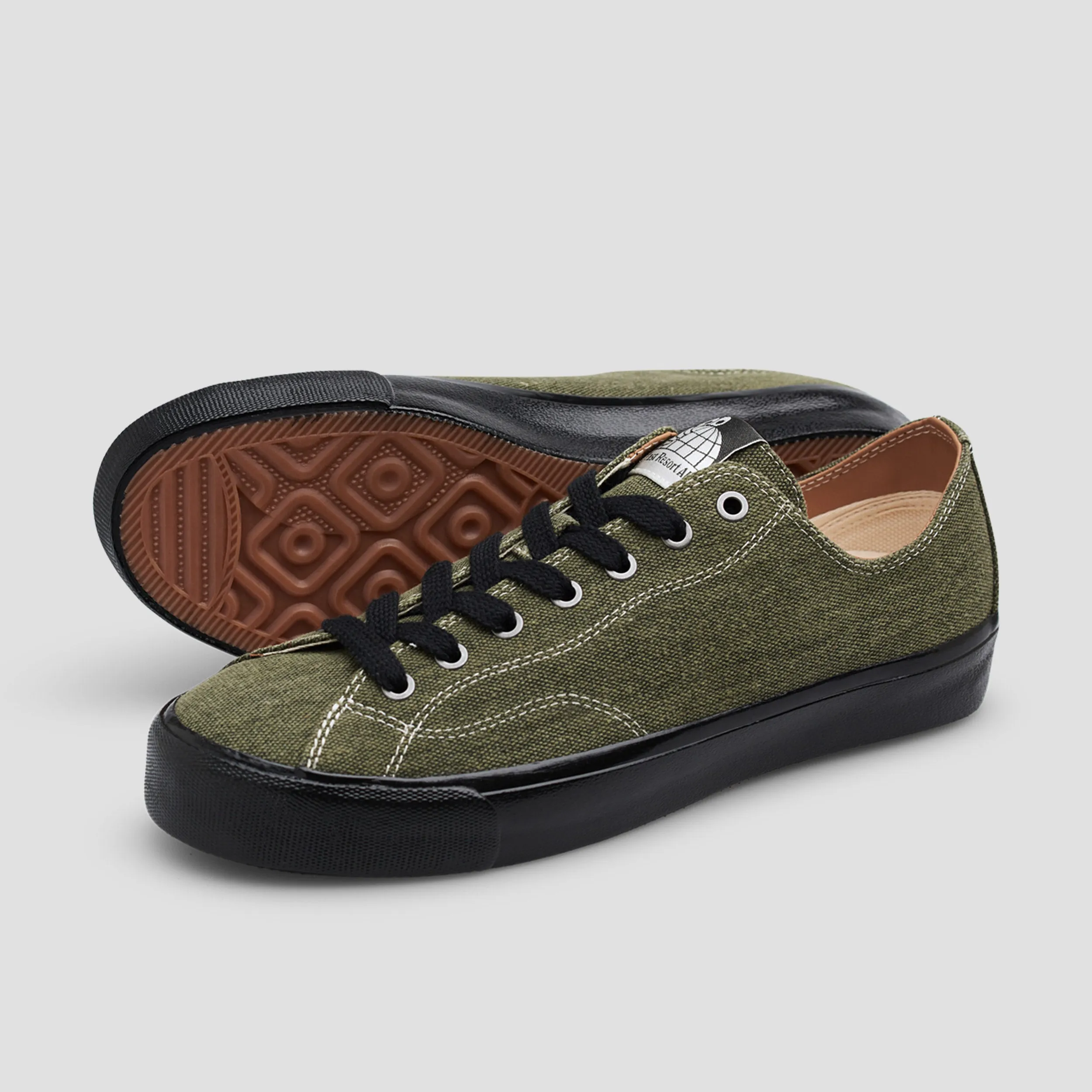 Last Resort AB VM003 Canvas Lo Skate Shoes Green / Black