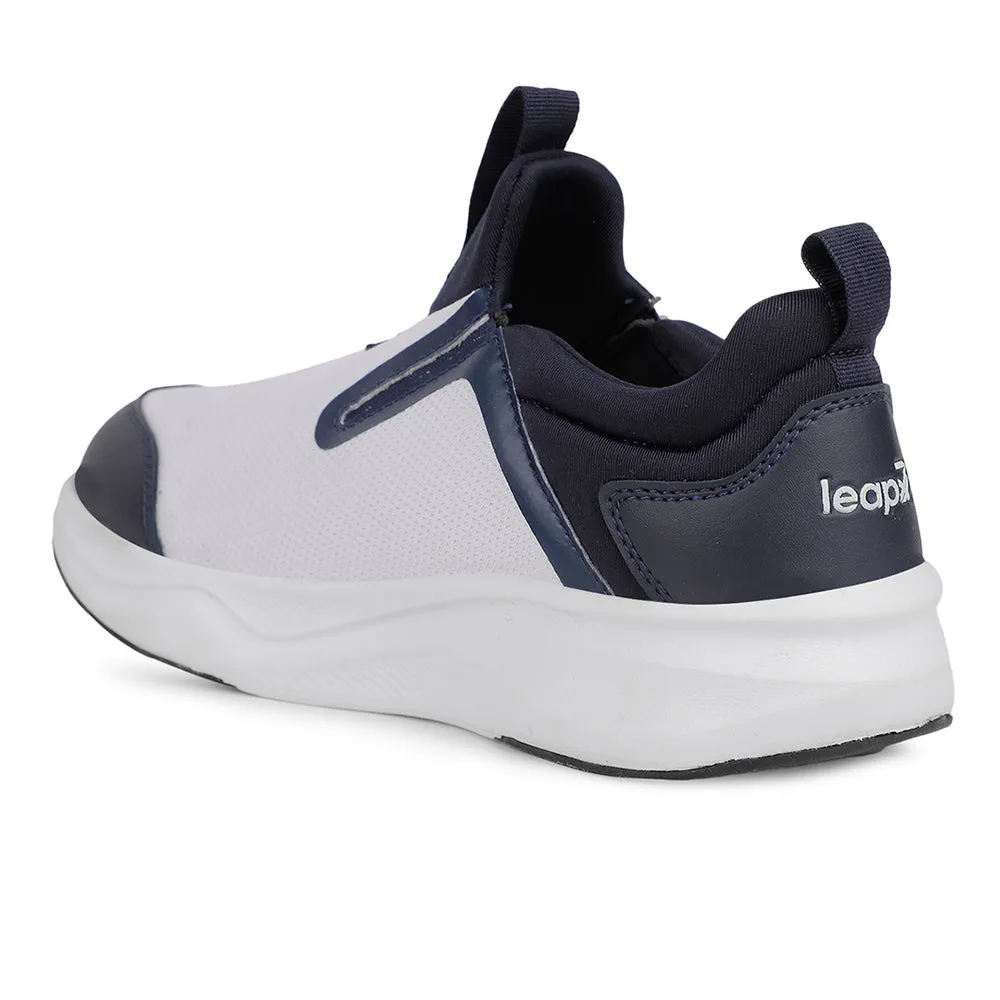 Leap7x Sports White Walking Shoes For Mens REACTIVE5E By Liberty