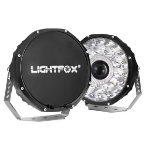 Lightfox 9inch LED Driving Light 1 Lux @ 1,799m IP68 17,370 (Pair)