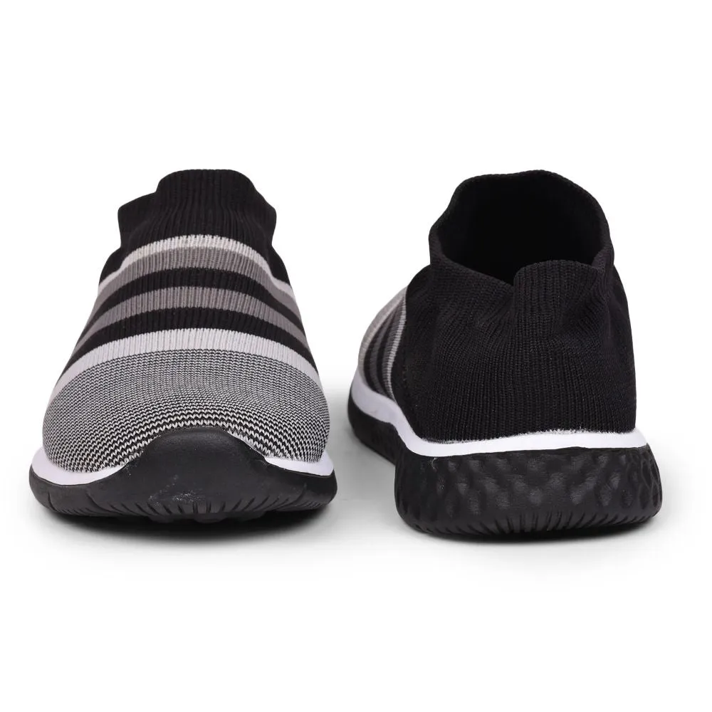 Lucy & Luke (Black) Sports Non Lacing Walking Shoes For Kids By Liberty