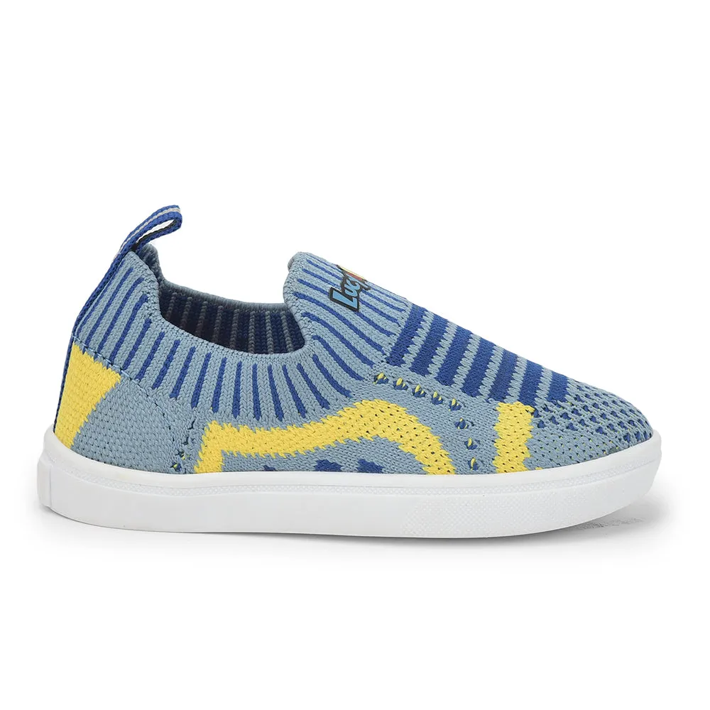 Lucy & Luke (Blue) Casual Non Lacing Shoes For Kids MINT-5 By Liberty