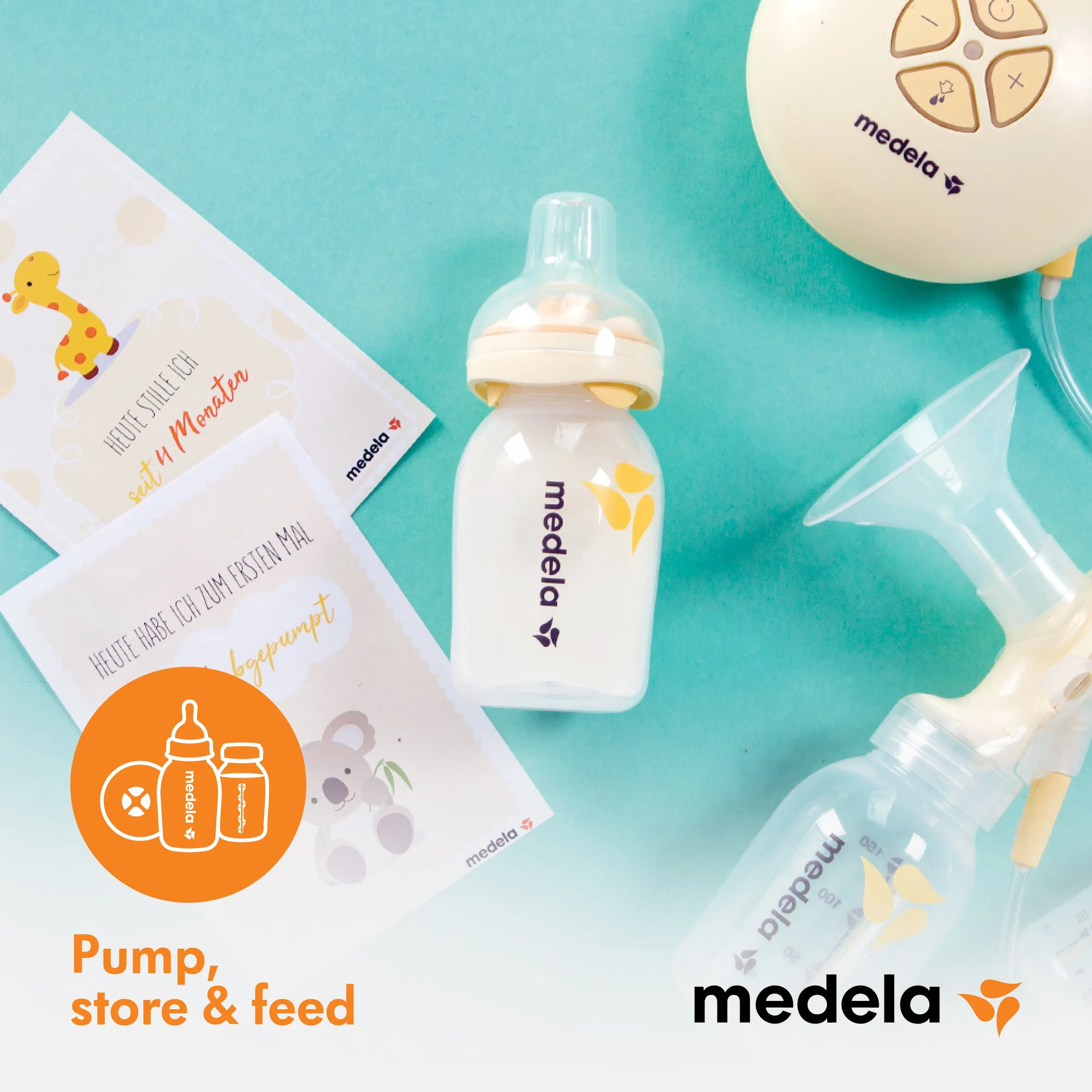 Medela - Breastmilk Bottles 150 ml (3 Pcs)