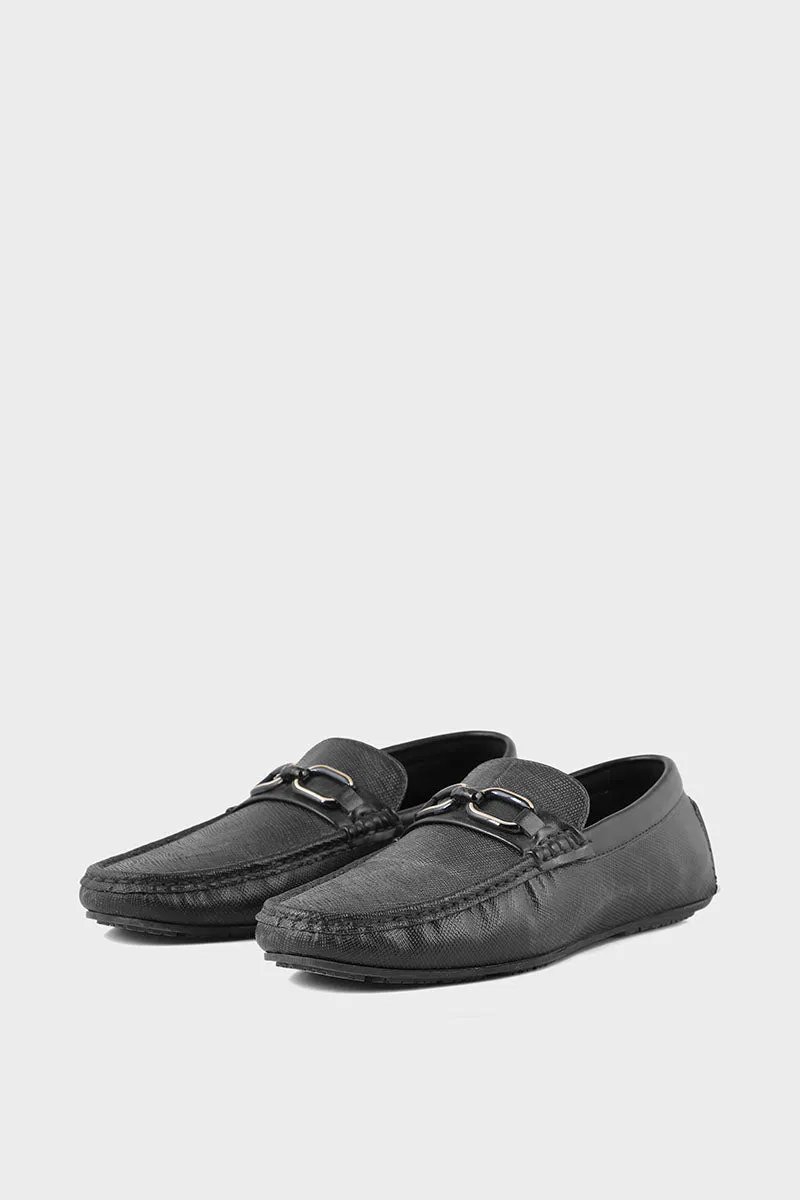 Men Casual Driving Mocs M26084-Black