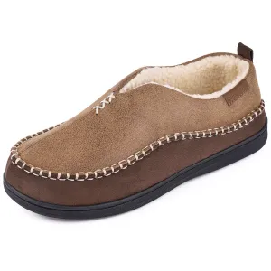 Men's Fuzzy Sherpa Moccasins Slippers