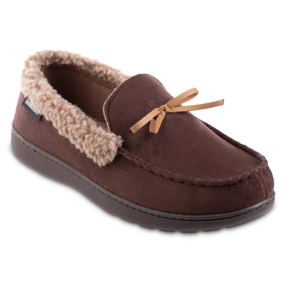 Men's Microsuede Moccasin Slippers