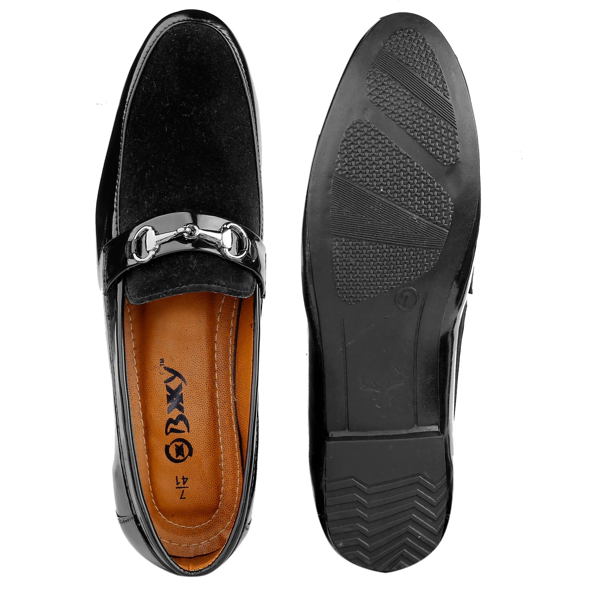 Men's Patent Upper Loafer & Moccasins Shoes