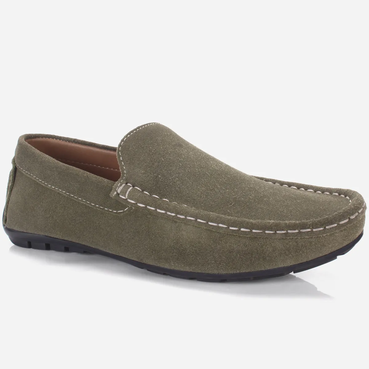 Mens "JAGUAR" Leather Winter Moccasins