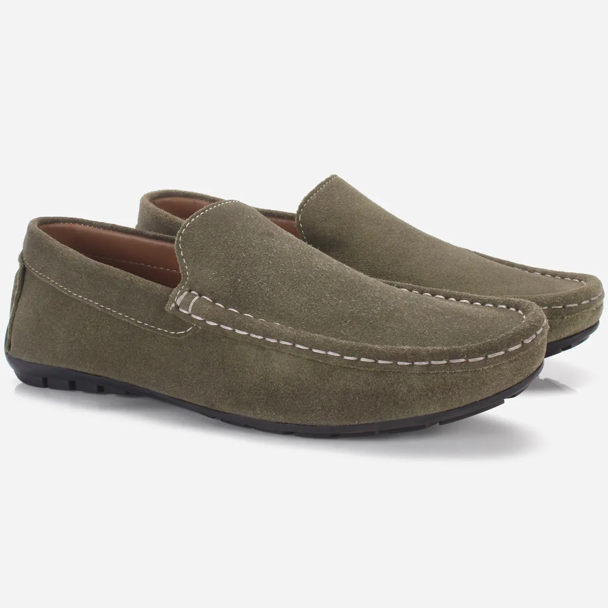 Mens "JAGUAR" Leather Winter Moccasins