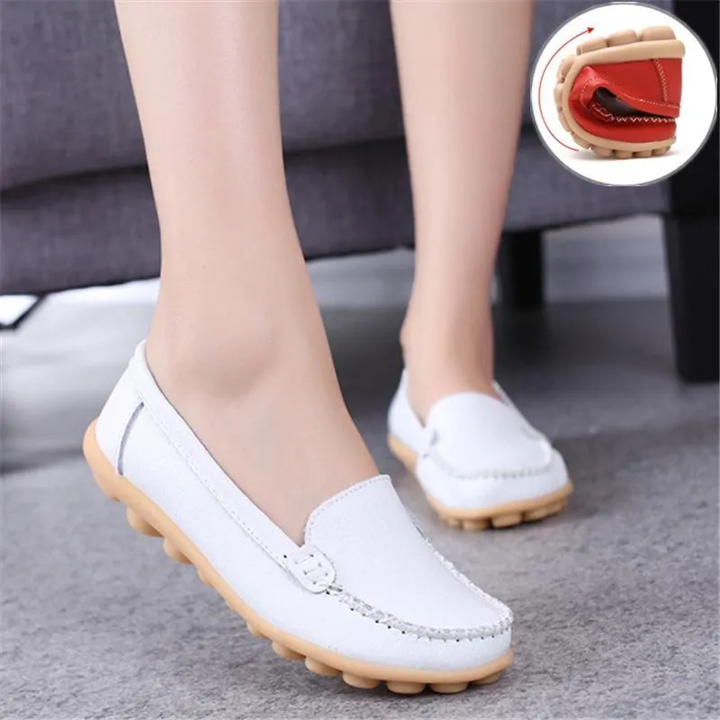 Moccasins Loafers for Women Comfort Non-slip Driving Shoes