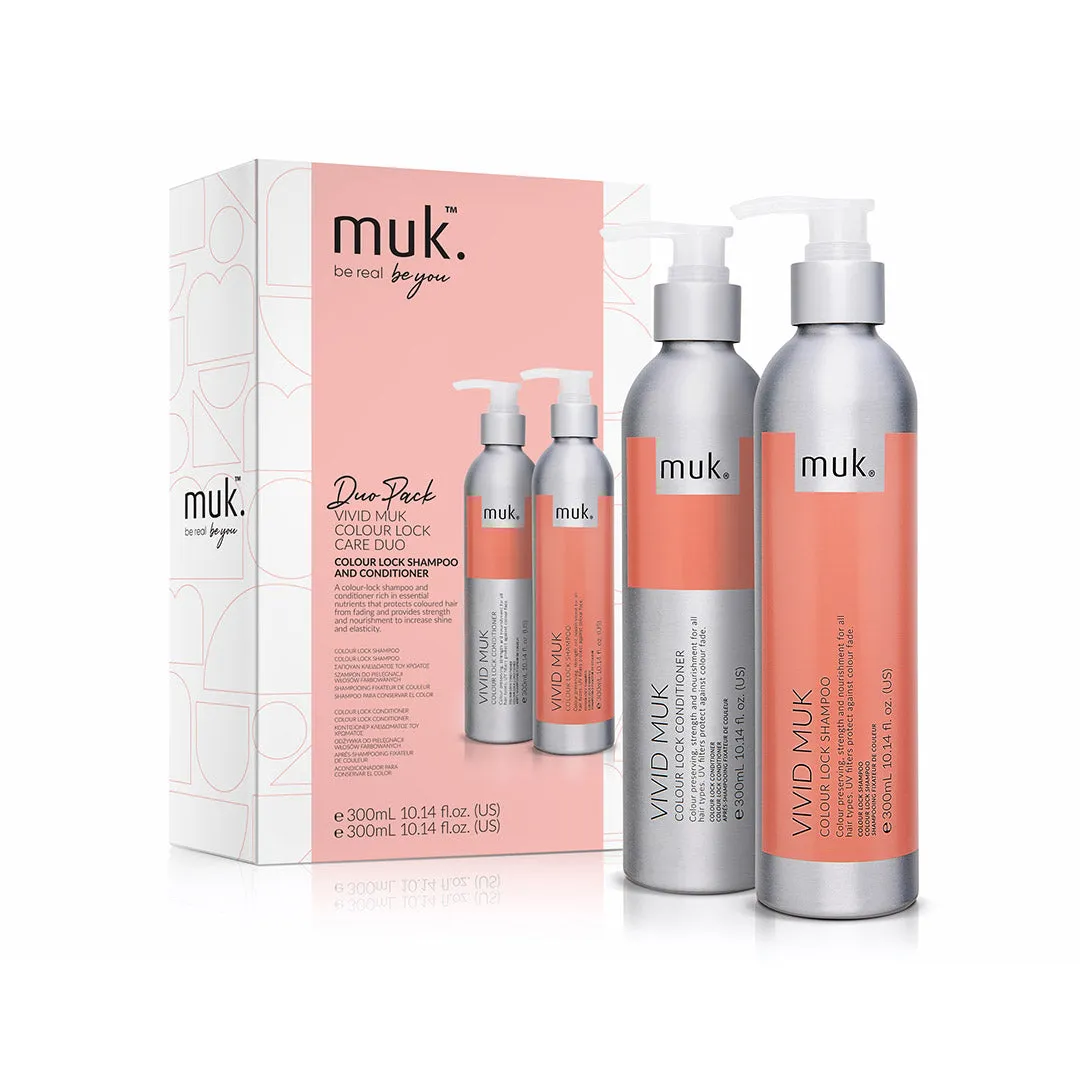 Muk Vivid Muk Colour Lock 300ml Duo Pack