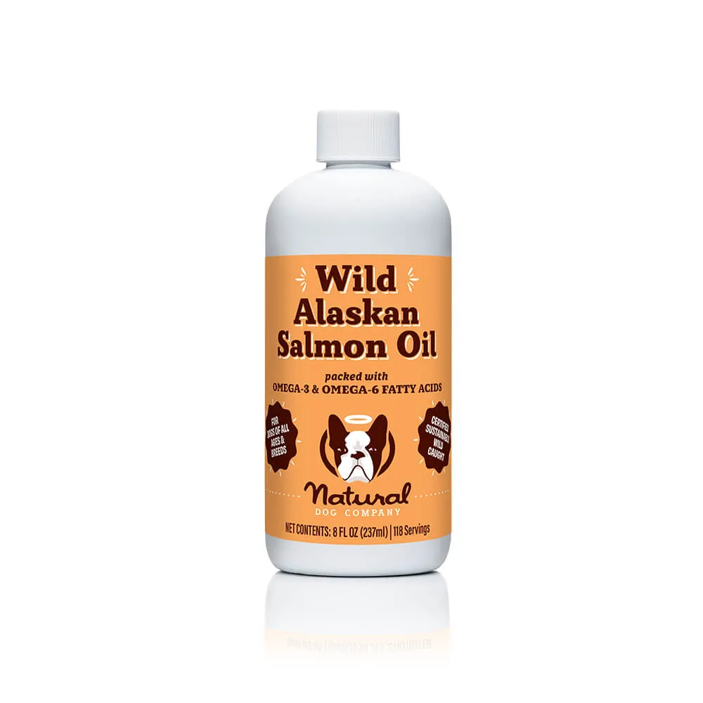 Natural Dog Company Wild Alaskan Salmon Oil Dog Supplement