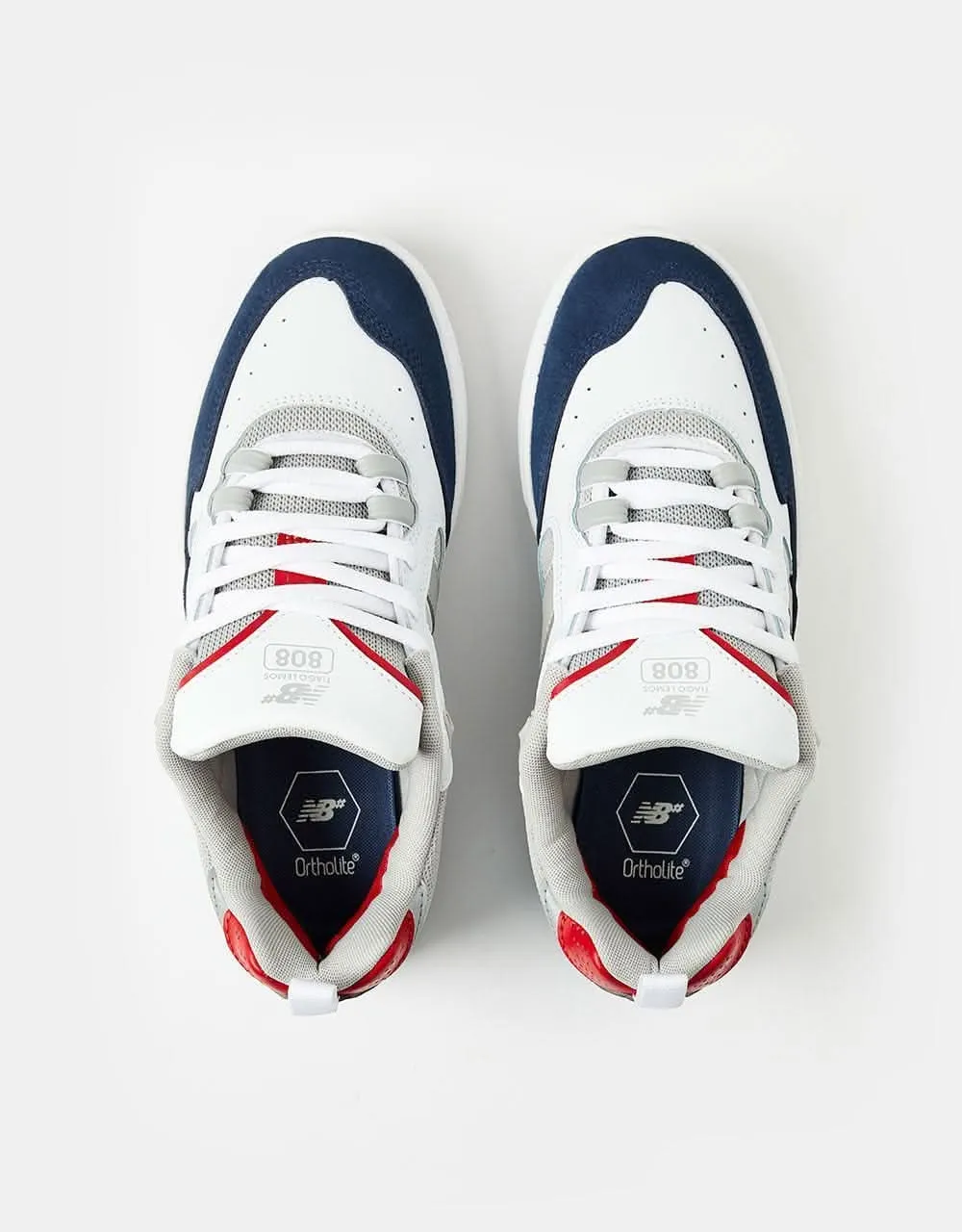 New Balance Numeric 808 Skate Shoes - White/Navy